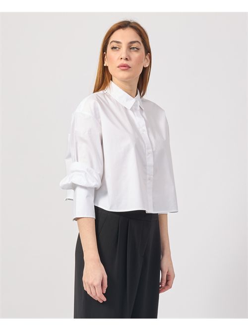 Armani Exchange 3/4 Sleeve Cropped Shirt ARMANI EXCHANGE | XW000494-AF12812U0002